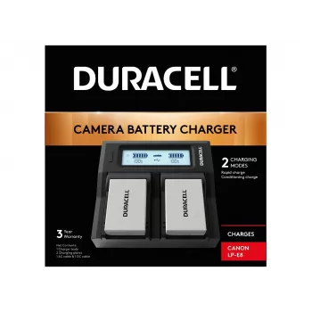 Carregador de baterias Duracell DRC6104