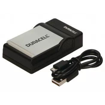 Carregador de bateria para câmara digital Duracell, USB, carregador para interiores, Canon NB-4L, NB-5L, preto, 5 V, 5 V