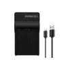 Carregador de bateria para câmara digital Duracell, USB, carregador para interiores, Nikon EN-EL3e, FujiFilm NP-150, preto, 5 V, 5 V