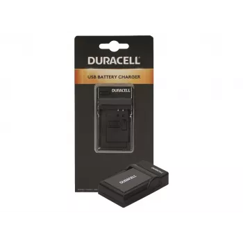 Carregador de bateria para câmara digital Duracell, USB, carregador para interiores, Panasonic DMW-BLD10E, preto, 5 V, 5 V