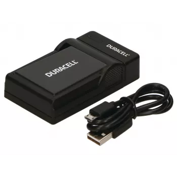 Carregador de bateria para câmara digital Duracell, USB, carregador para interiores, Panasonic DMW-BLD10E, preto, 5 V, 5 V
