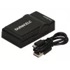 Carregador de bateria para câmara digital Duracell, USB, carregador para interiores, GoPro Hero 4, preto, 5 V, 5 V