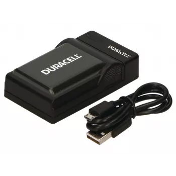 Carregador de bateria para câmara digital Duracell, USB, carregador para interiores, Sony NP-F550, NP-FM500H, NP-FM50, preto, 5 V, 5 V