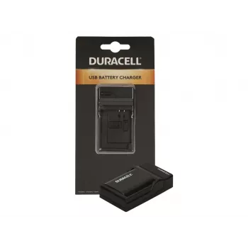 Carregador para câmara digital Duracell, USB, carregador para interiores, Panasonic DMW-BLF19, preto, 5 V, 5 V