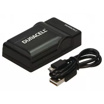 Carregador para câmara digital Duracell, USB, carregador para interiores, preto, 5 V, 5 V, 5 V