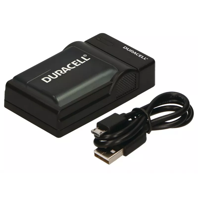 Carregador para câmara digital Duracell, USB, carregador para interiores, preto, 5 V, 5 V, 5 V