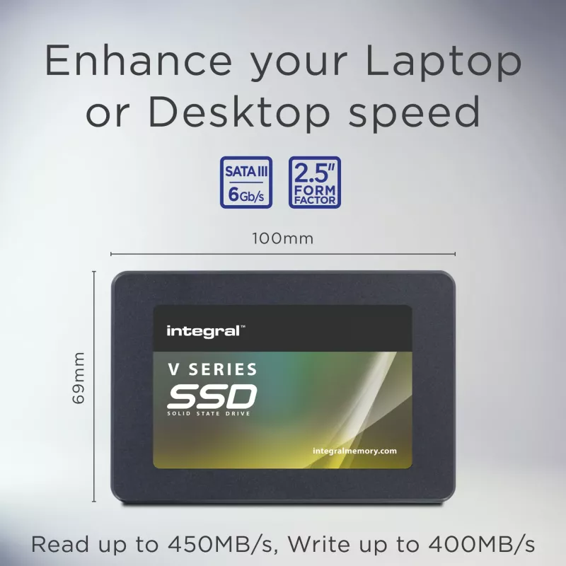 Integral 250GB SSD 2,5 polegadas SATA 3 R-450MB/s W-400MB/s TBW 75 V SERIES 2