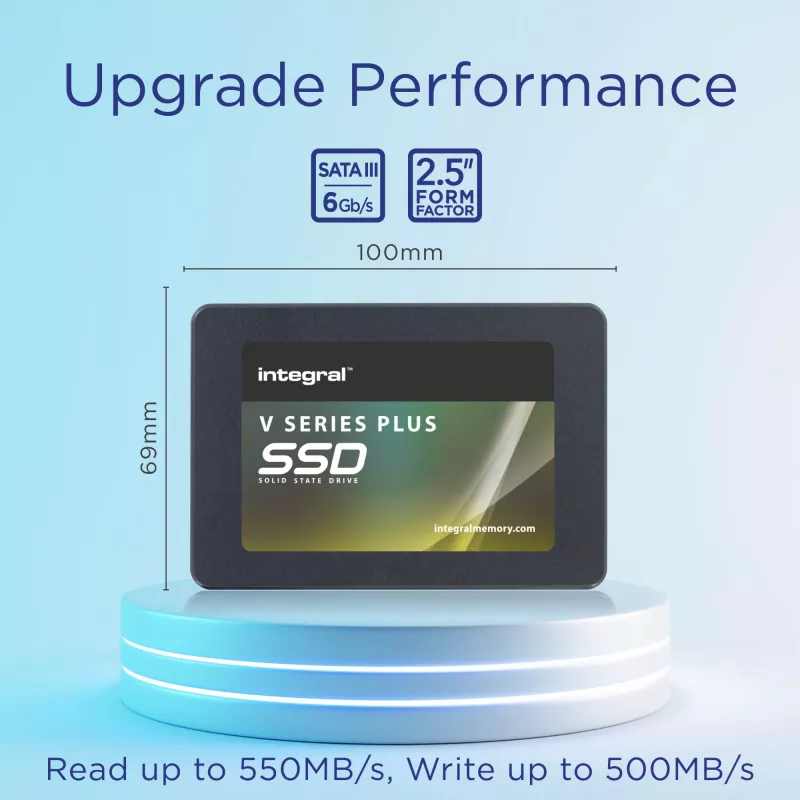 Integral 256GB SSD 2,5 polegadas SATA 3 R-550MB/s W-500MB/s TBW 75 V SERIES 2 PLUS