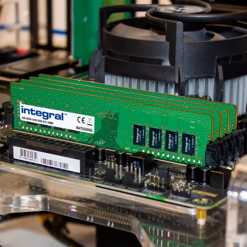 Integral 32GB módulo de RAM para PC DDR4 3200MHZ PC4-25600 UNBUFFERED NON-ECC DIMM 1.2V 2GX8 CL22