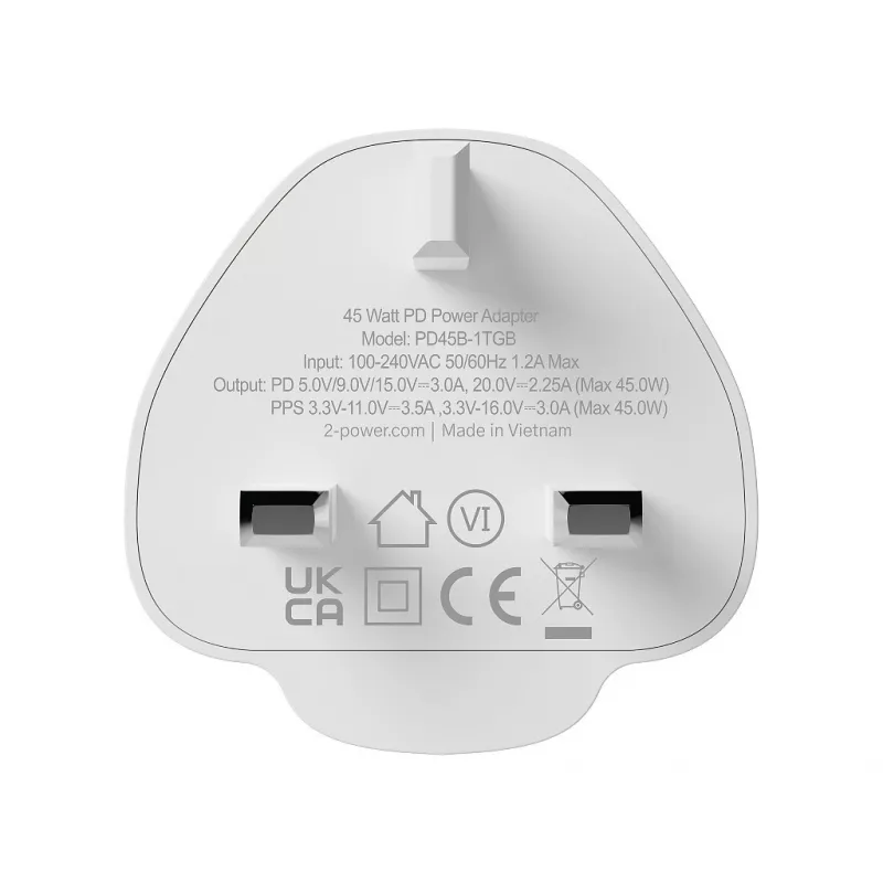 2-Power 2PWC45W01G-UK carregador móvel