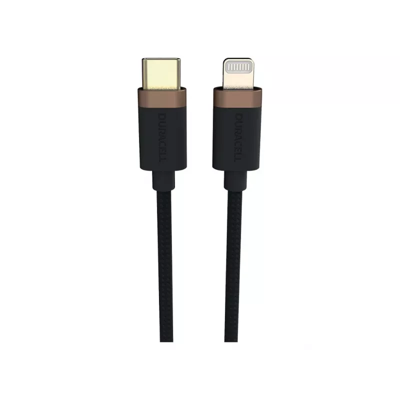 Duracell USB9012A cabo Lightning 1 m preto