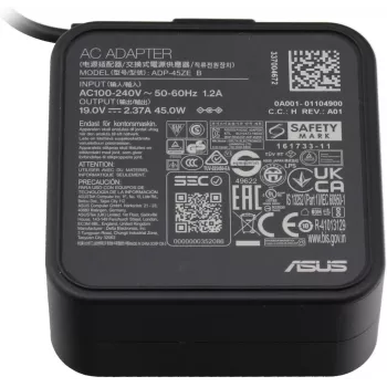 Carregador ASUS Origin Storage 19V 45W Barrel Tip com cabo de alimentação incluído