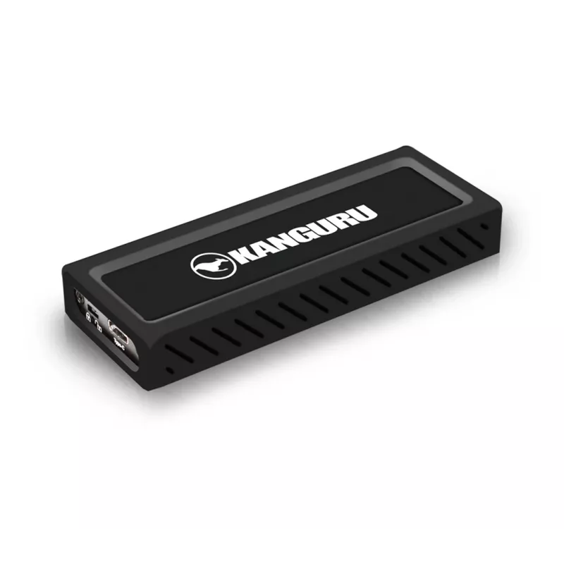 iStorage Kanguru UltraLock Superspeed+ USB-C M.2 NVMe SSD externa 2 TB | Unidade de estado sólido portátil segura | Interruptor físico de proteção contra escrita | Firmware seguro | Conforme TAA |