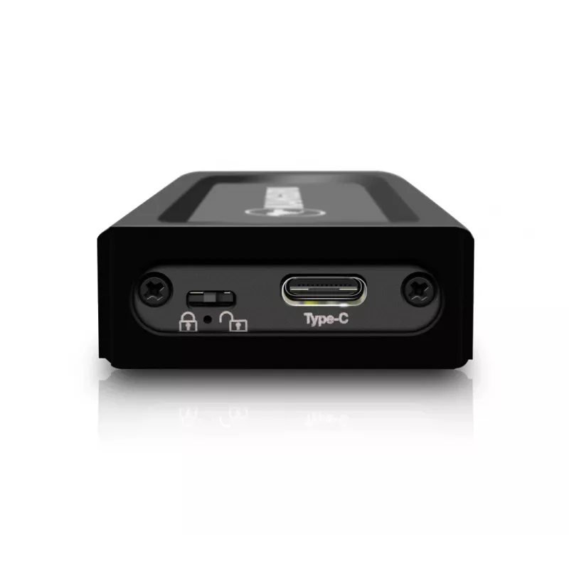 iStorage Kanguru UltraLock Superspeed+ USB-C M.2 NVMe SSD externa 2 TB | Unidade de estado sólido portátil segura | Interruptor físico de proteção contra escrita | Firmware seguro | Conforme TAA |