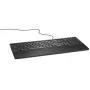 Teclado com fio DELL - KB216 - belga (AZERTY) - preto, tamanho completo (100%), com fio, USB, membrana, AZERTY, preto