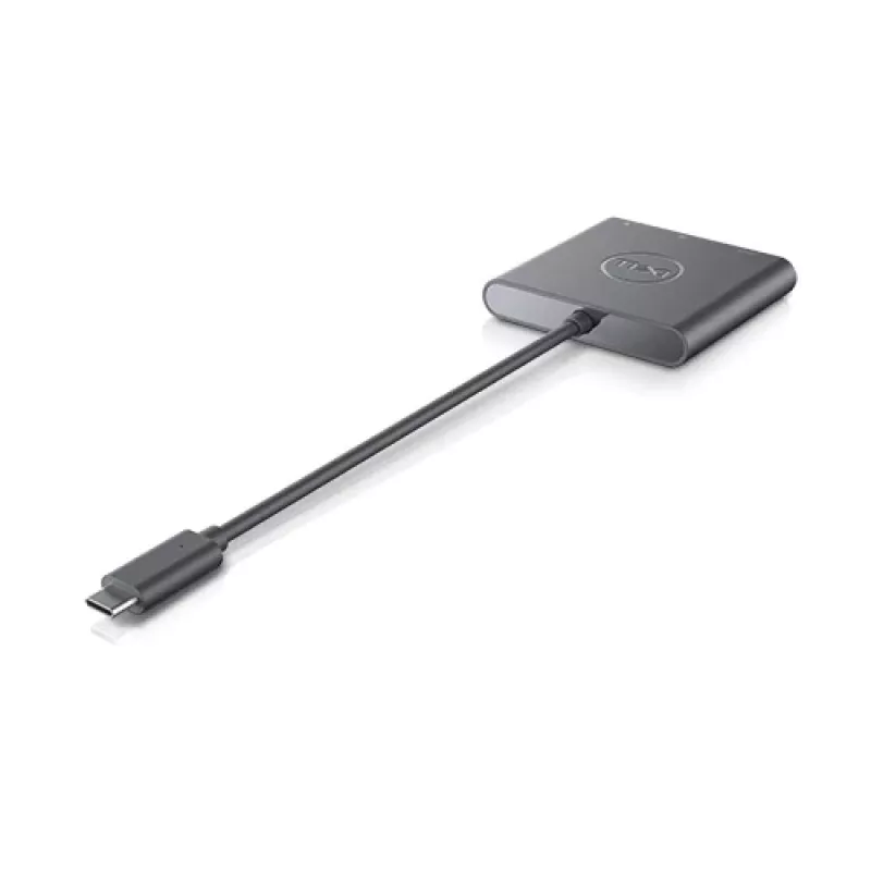 DELL Adaptador USB-C para HDMI/DP com Power Pass-Through, Com fios, USB 3.2 Gen 2 (3.1 Gen 2) Type-C, Preto, 3840 x 2160 píxeis, Dell, 3840 x 2160 píxeis
