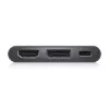 DELL Adaptador USB-C para HDMI/DP com Power Pass-Through, Com fios, USB 3.2 Gen 2 (3.1 Gen 2) Type-C, Preto, 3840 x 2160 píxeis, Dell, 3840 x 2160 píxeis