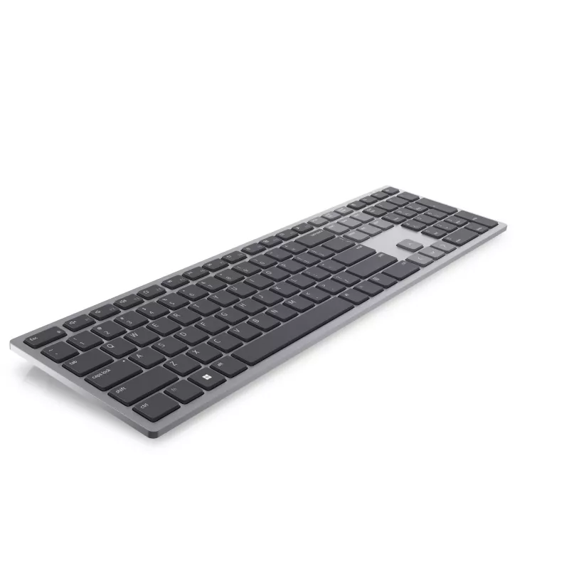 DELL Pro Plus Teclado – KB700 – Belga (AZERTY), Full-Size (100%), Sem fios, RF Wireless + Bluetooth, AZERTY, Cinzento