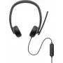 DELL Pro auscultador com cabo – WH3024, com fio, chamadas/música, 20 – 20000 Hz, 110 g, auscultador, preto