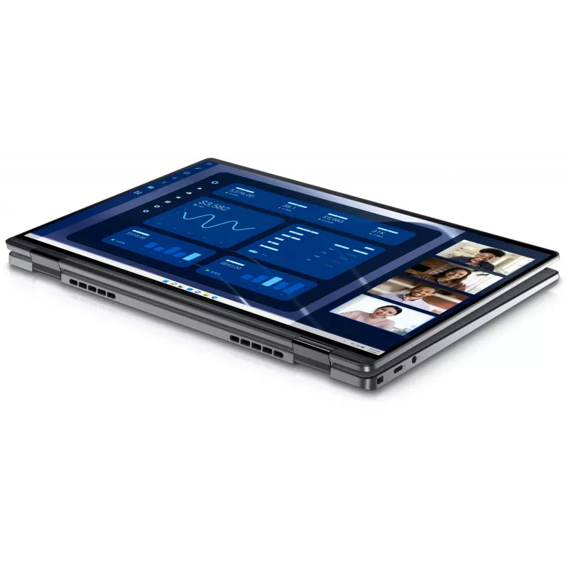 DELL Latitude 9450 2-em-1 Intel Core Ultra 7 165U híbrido (2-em-1) 35,6 cm (14 polegadas) ecrã tátil Quad HD+ 16 GB LPDDR5x-SDRAM 512 GB SSD Wi-Fi 7 (802.11be) Windows 11 Pro belga cinzento