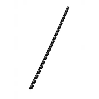 Leitz Lombadas de plástico 6 mm comBIND, Preto, 25 folhas, Plástico, A4, 6 mm, 6 mm