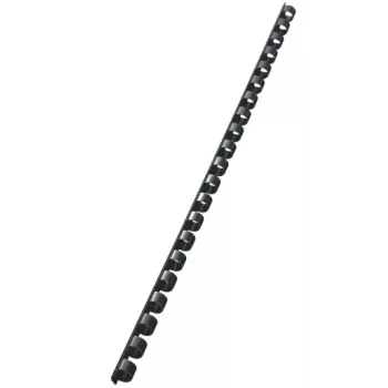 Leitz Lombadas de plástico 10 mm comBIND, Preto, 65 folhas, PVC, A4, 1 cm, 10 mm