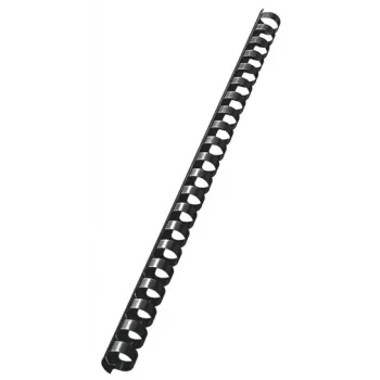 Leitz Espirais de plástico para encadernação, 14 mm, preto, 100 unidades (37580)