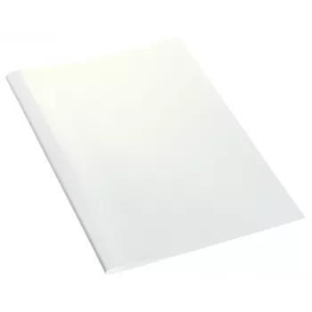 Leitz Capas de encadernação térmica linho 1,5 mm, A4, Cartão, Policloreto de vinilo (PVC), branco, 15 folhas, 240 g/m², 1,5 mm