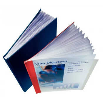 Leitz Capas de encadernação térmica linho 1,5 mm, A4, Cartão, Policloreto de vinilo (PVC), branco, 15 folhas, 240 g/m², 1,5 mm