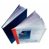 Leitz Capas de encadernação térmica linho 3 mm, A4, Cartão, Azul, Transparente, 30 folhas, 240 g/m², 80 g/m²