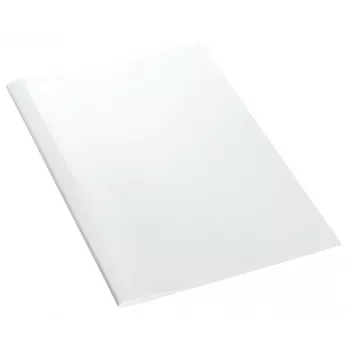 Leitz Capas de encadernação térmica Standard 10 mm, A4, Cartão, Transparente, Branco, 100 folhas, 240 g/m², 80 g/m²