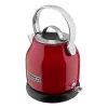 KitchenAid 5KEK1222EER chaleira elétrica 1,25 L 2200 W preto, vermelho, aço inoxidável