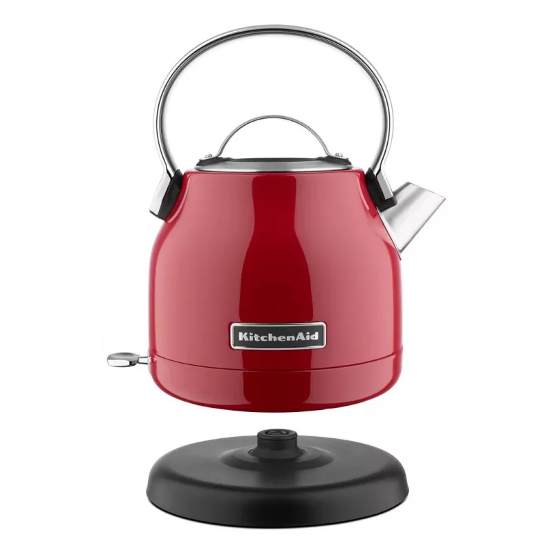 KitchenAid 5KEK1222EER chaleira elétrica 1,25 L 2200 W preto, vermelho, aço inoxidável
