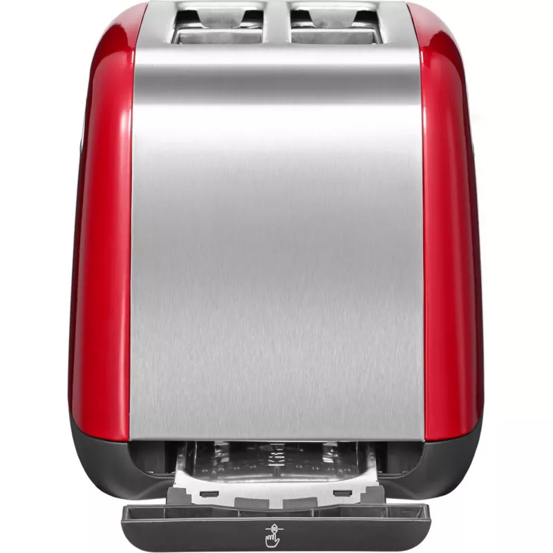 KitchenAid 5KMT221EER 7 2 fatias 1100 W vermelho, aço inoxidável