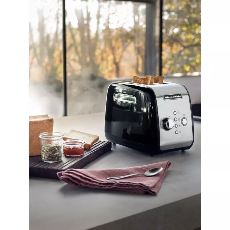 KitchenAid 5KMT221EOB 7 2 fatia(s) 1100 W preto, aço inoxidável