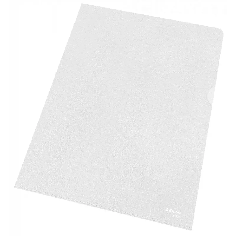 Esselte dossier 120my A4, A4, policloreto de vinilo (PVC), transparente, 220 mm, 307 mm, 1 mm