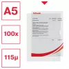 Esselte pasta Premium A5, pasta de projeto, A5, polipropileno (PP), transparente, vertical, 40 folhas