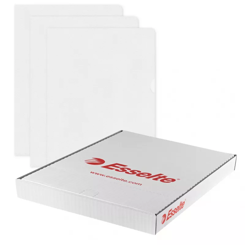 Esselte pasta Premium A5, pasta de projeto, A5, polipropileno (PP), transparente, vertical, 40 folhas