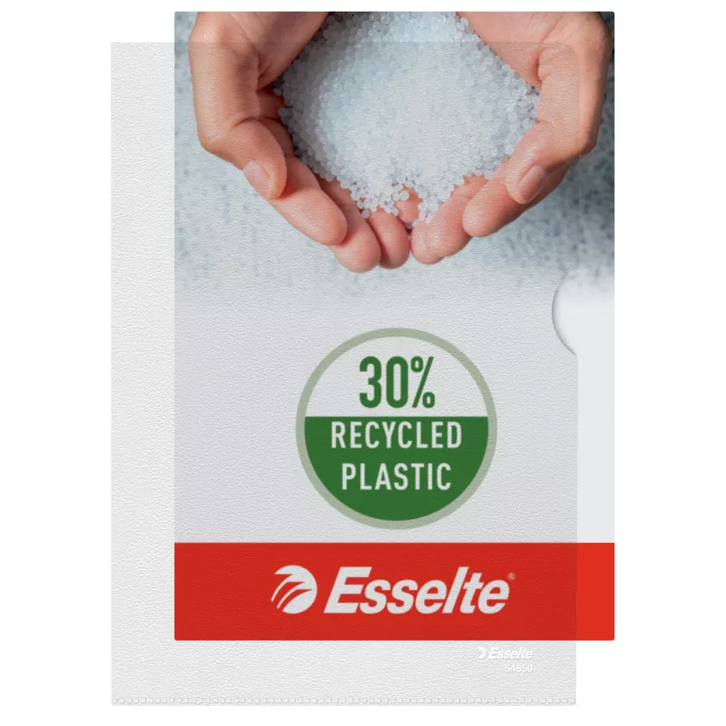 Esselte pasta Premium A5, pasta de projeto, A5, polipropileno (PP), transparente, vertical, 40 folhas