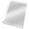 Bolsa Esselte 75my A4, 210 x 297 mm (A4), transparente, polipropileno (PP), vertical, topo, 0.075 mm