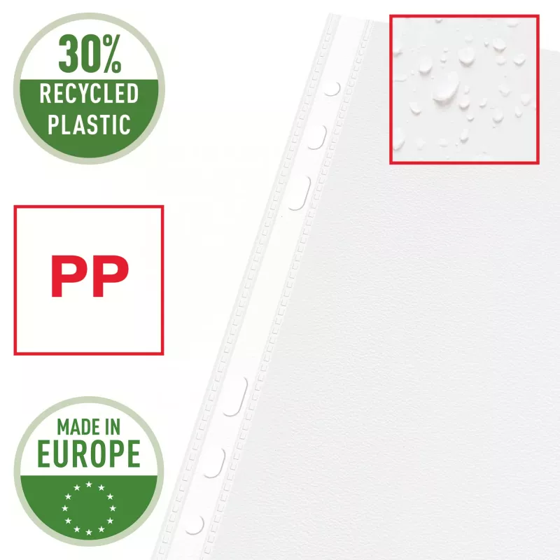 Esselte capa de qualidade A5, 30% plástico reciclado (pré-consumo)