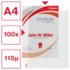 Esselte capa transparente Premium A4 aberta em cima e à esquerda, 30 % plástico reciclado pré-consumo