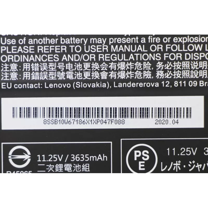 Lenovo 5B10W67369 peça de substituição para portátil bateria