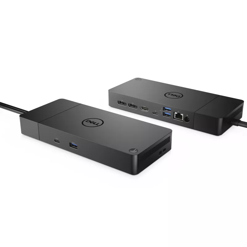 DELL Performance Dock – WD19DCS, Com fios, USB 3.2 Gen 2 (3.1 Gen 2) Type-C, 10,100,1000 Mbit/s, Preto, 5120 x 2880 píxeis, DC
