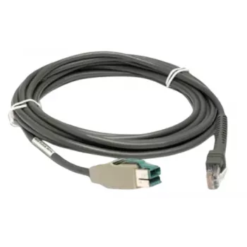 Cabo USB para leitor de códigos de barras Zebra CBA-U35-S15ZBR