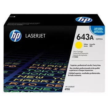HP 643A Cartucho de toner original amarelo