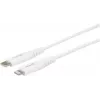 eSTUFF ES602101 Cabo Lightning 1 m branco