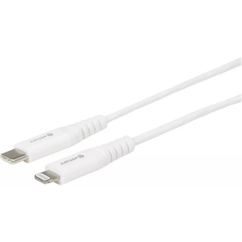 eSTUFF ES602101 Cabo Lightning 1 m branco