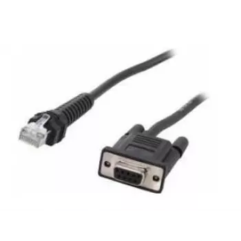Zebra CBA-RF5-S07ZAR Cabo serial preto 0,82296 m DB-9 RJ-45