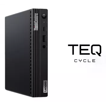 Teqcycle Lenovo Thinkcentre M70Q Intel® Core™ i5 i5-10400T 16 GB DDR4-SDRAM 256 GB SSD Windows 11 Pro Mini-PC preto